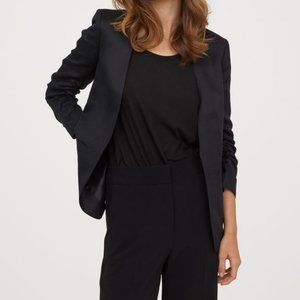 H&M Linen-blend fitted Jacket